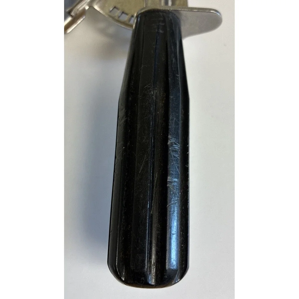 Williamson Ice Cream‎ Scoop Black Star Handle USA Stainless Steel Vintage